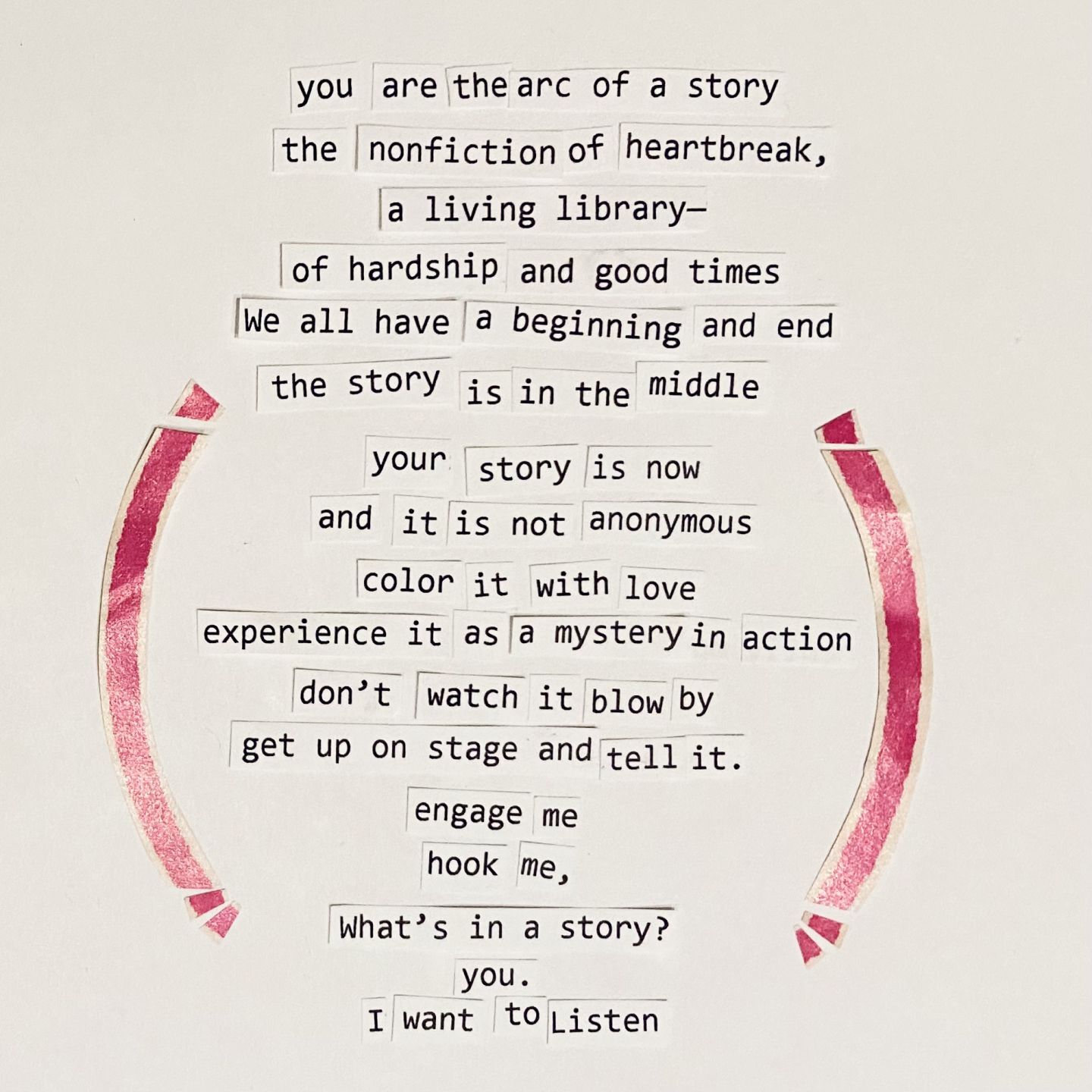 You are the arc of a story, the nonfiction of heartbreak, a living library